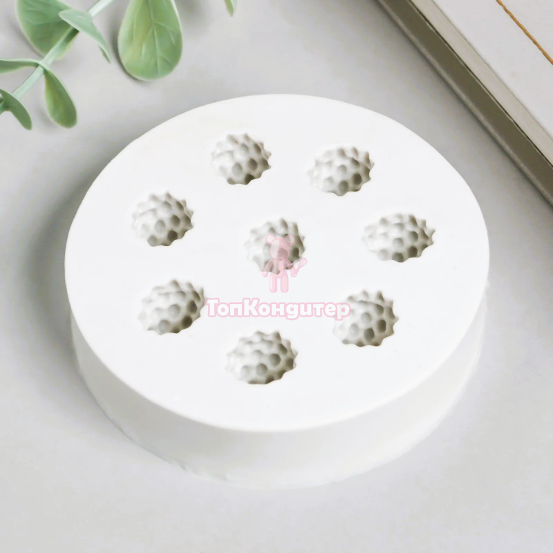 3D Молд "Малина" 8 предметов 1,7х7,5х7,5 см