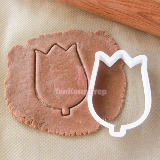 Вырубка для пряников "Тюльпан" 8 см