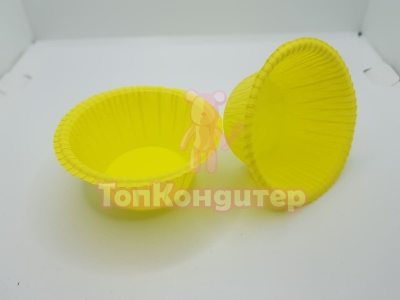 Капсулы для маффинов 50 мм*35 мм 50 шт желтый