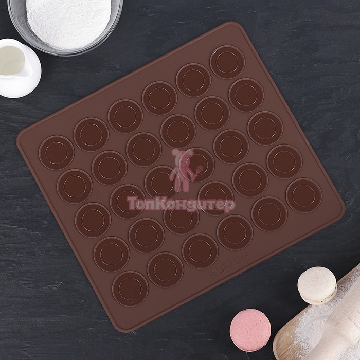 Коврик для макаронс 27х24,5 см "Ронд"