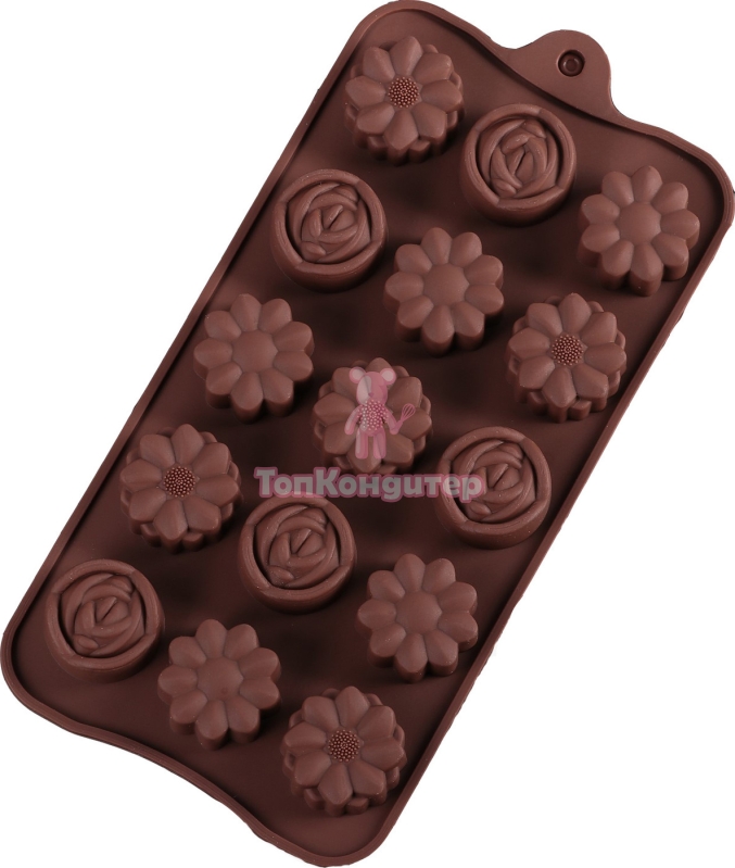 Форма для льда и конд украшений "Ассорти" 15 ячеек