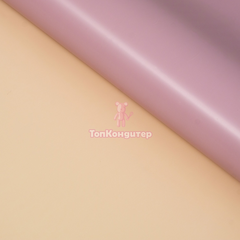 Пленка матовая двусторонняя Сиреневый/Пудровый 60 х 60 см